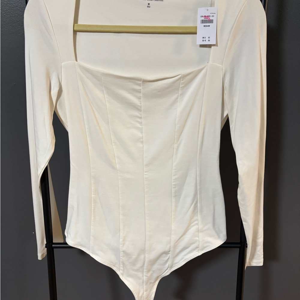 Abercrombie & Fitch Cream Modal-Blend Top